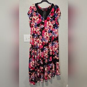 Torrid Asymmetrical Floral Dress - 3